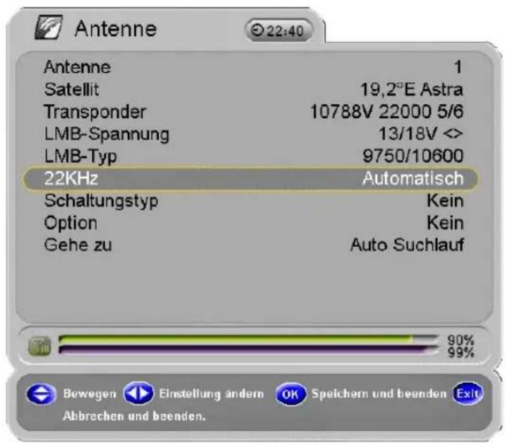 Homecast S5001 CICR - Receiver in Betrieb nehmen und einrichten - 2