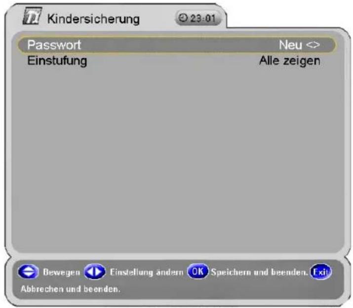 Homecast S5001 CICR - Kindersicherung - 1