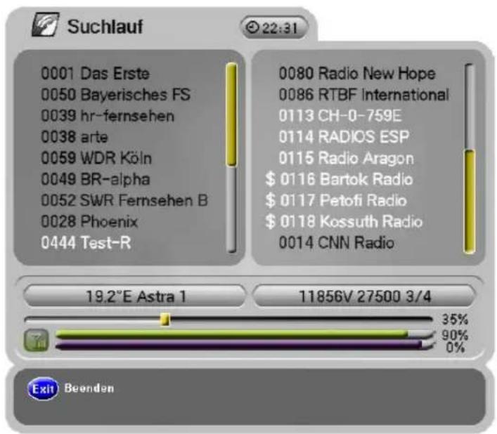 Homecast S5001 CICR - Transponder bearbeiten: - 3