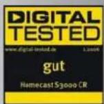 Homecast S3000 CICR - Unser Produkt wurde von Fachzeitschriften getestet - 2