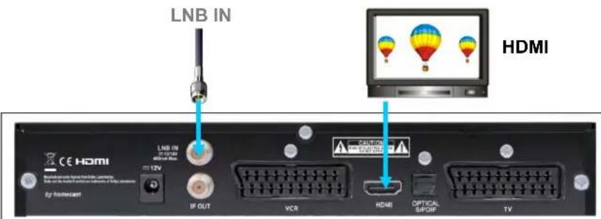Homecast Pure HD - Anschluss für HDTV - 1