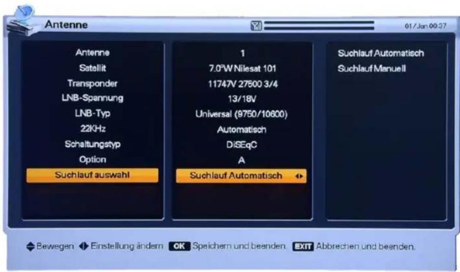 Homecast HS3100 CIIR - Receiver in Betrieb nehmen und einrichten - 2