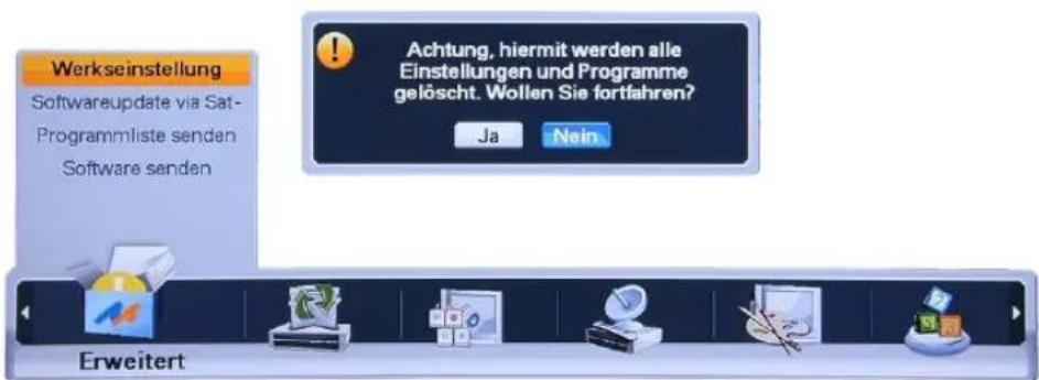 Homecast HS3100 CIIR - Werkseinstellung - 1