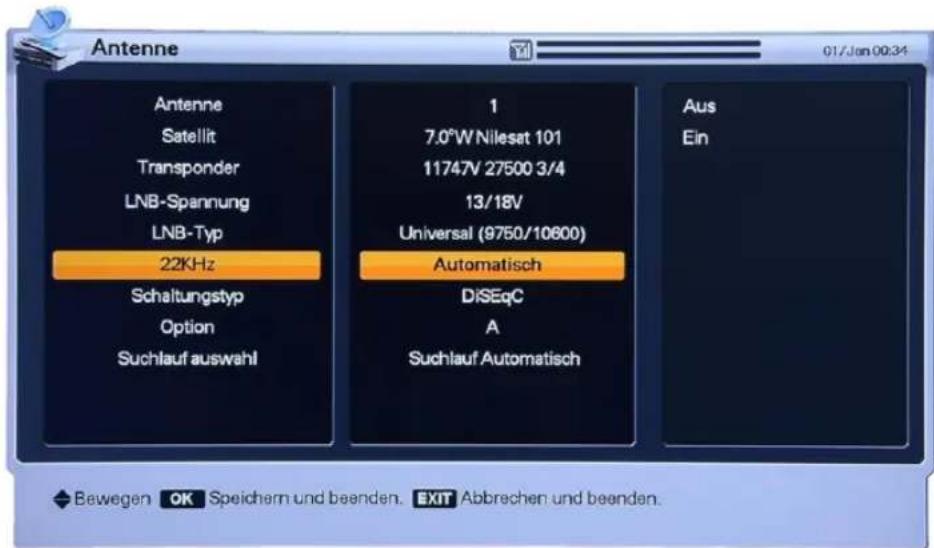 Homecast HS3100 CIIR - Receiver in Betrieb nehmen und einrichten - 3