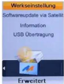 Homecast HS3100 CIIR - Menü-Struktur - 4