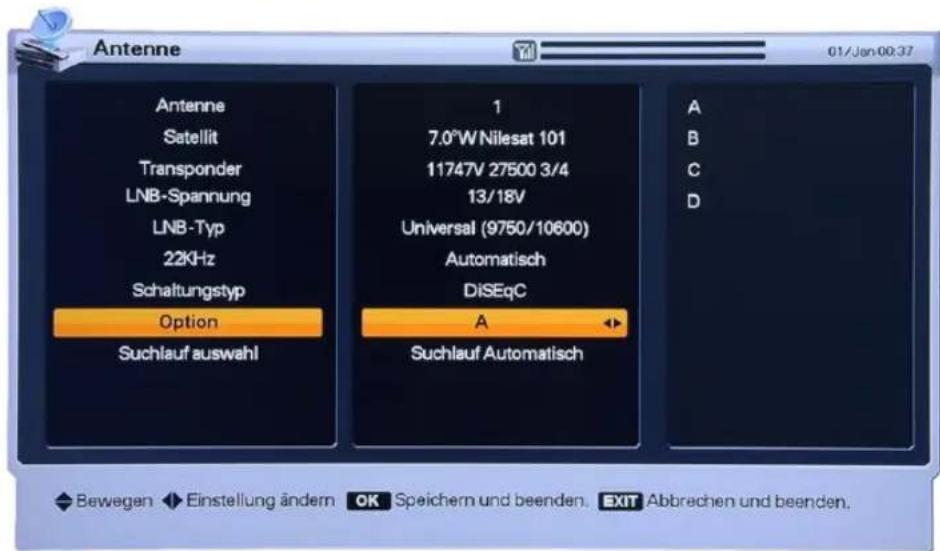 Homecast HS3100 CIIR - Receiver in Betrieb nehmen und einrichten - 2