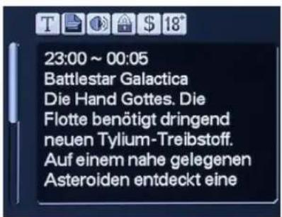 Homecast HS3100 CIIR - EPG (Elektronische Programmführung) - 2