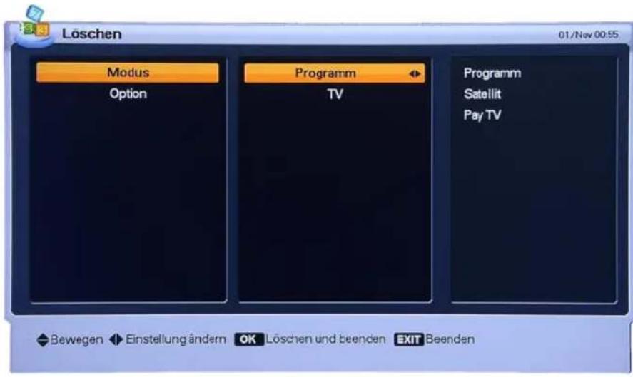 Homecast HS8500 CIPVR - Löschen - 1