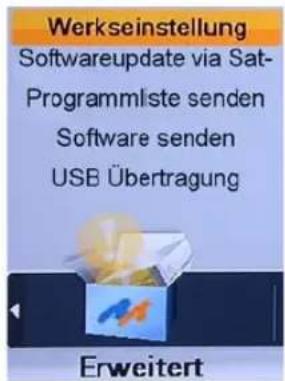 Homecast HS8500 CIPVR - Menü Erweitert - 1