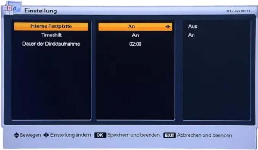 Homecast HS8500 CIPVR - Einstellung - 1