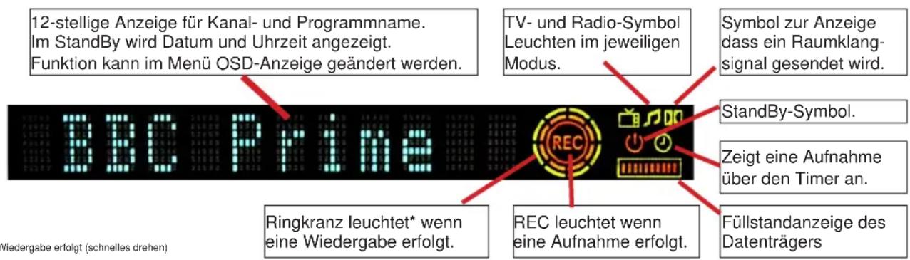 Homecast HS8500 CIPVR - VFD Anzeige - 1