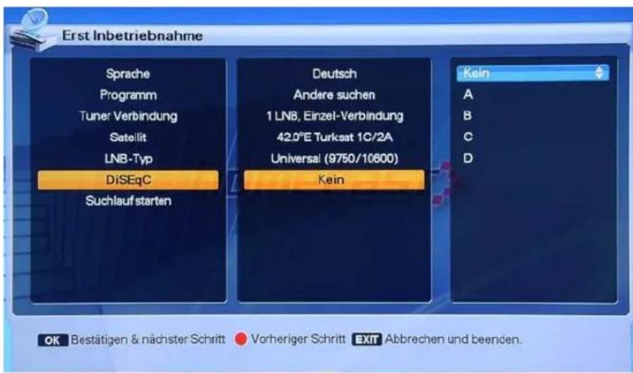 Homecast HS8500 CIPVR - Schritt 6 - Erweiterte Erstinbetriebnahme - 1