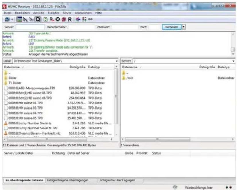 Homecast HS8500 CIPVR - Receiver in Betrieb nehmen und einrichten - 1