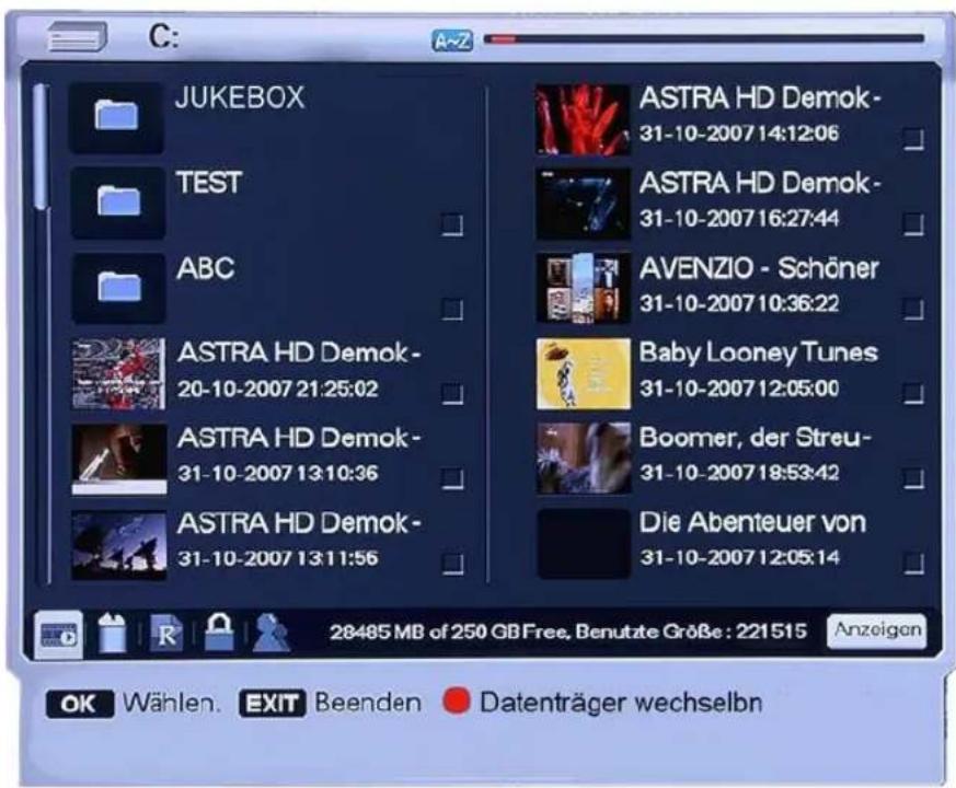 Homecast HS8500 CIPVR - Filme- und Bildwiedergabe - 1