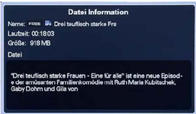 Homecast HS8500 CIPVR - Filme- und Bildwiedergabe - 4