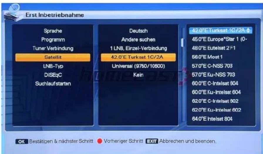 Homecast HS8500 CIPVR - Schritt 5 - Erweiterte Erstinbetriebnahme - 1