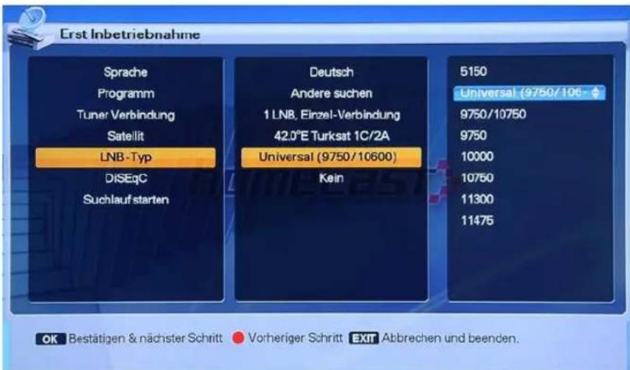 Homecast HS8500 CIPVR - Receiver in Betrieb nehmen und einrichten - 1