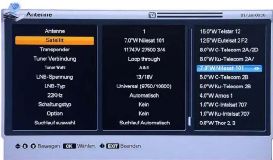 Homecast HS8500 CIPVR - Receiver in Betrieb nehmen und einrichten - 3