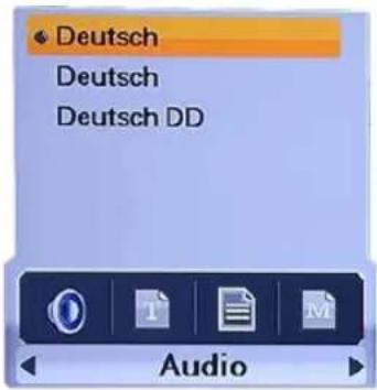 Homecast HS8500 CIPVR - Audio-Sprachauswahl - 1