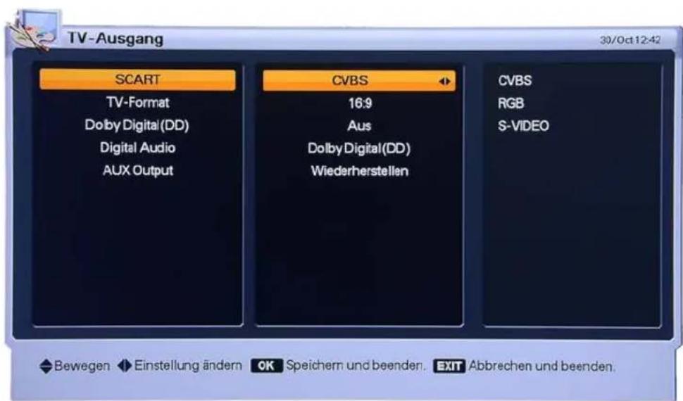 Homecast HS9000 CIPVR - Hilfe zu den Menüs - 1