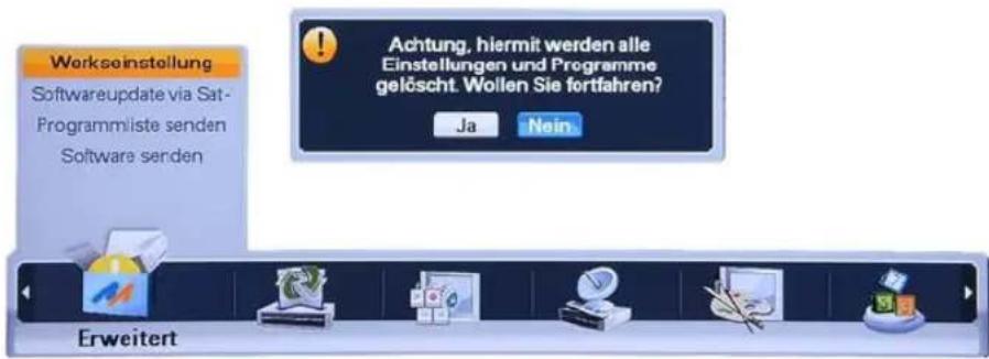 Homecast HS9000 CIPVR - Werkseinstellung - 1