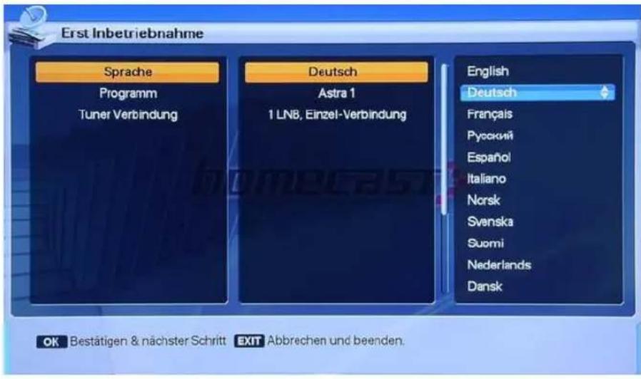 Homecast HS9000 CIPVR - Erstinbetriebnahme - 1