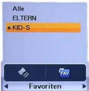 Homecast HS9000 CIPVR - Favoriten-Programmlisten - 1