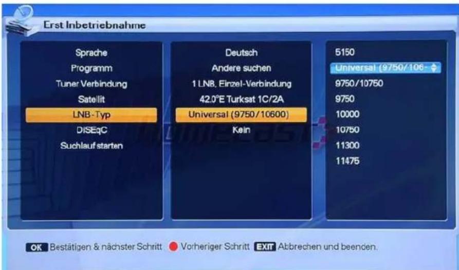 Homecast HS9000 CIPVR - Receiver in Betrieb nehmen und einrichten - 1