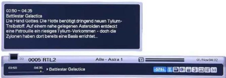 Homecast HS9000 CIPVR - Informationsfenster - 3