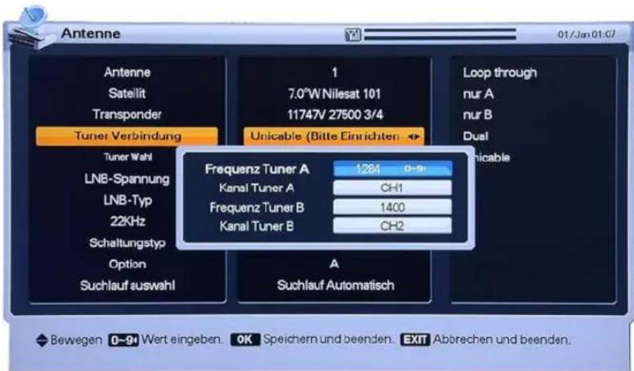 Homecast HS9000 CIPVR - Receiver in Betrieb nehmen und einrichten - 3