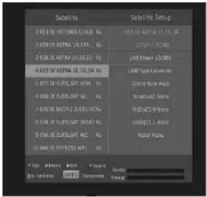 Dyon Phoenix - Satelliten Einstellungen - 1