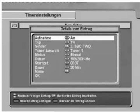 TOPFIELD TF 5000 PVRt - Programmierte Aufnahme - 1