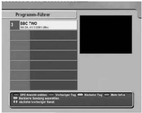 TOPFIELD TF 5000 PVRt - Aufnehmen mit EPG - 1