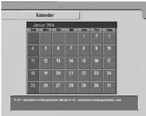 TOPFIELD TF 5000 PVRt - Kalender - 1