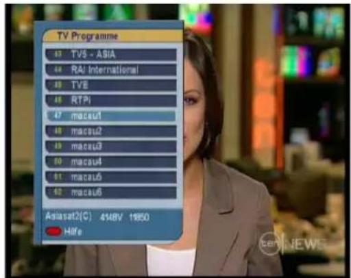 TOPFIELD TF 5000 Fe - Fernsehen schauen - 1