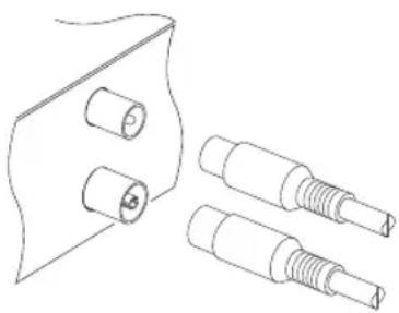 TOPFIELD TF 5000 Fe - Verwendung des RF-Anschlusses - 1