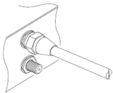 TOPFIELD TF 5000 Fe - Anschluss der Antenne - 1