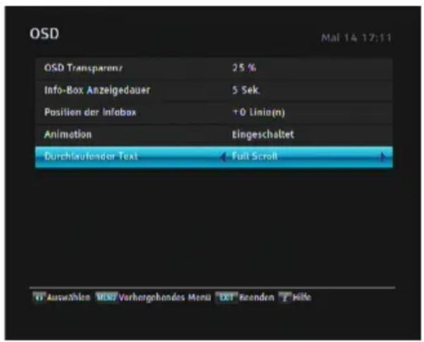 TOPFIELD SRP-2401CI Plus - Das On-Screen Display - 1