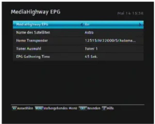 TOPFIELD SRP-2401CI Plus - Zur Verwendung des MediaHighway Programmführers - 1