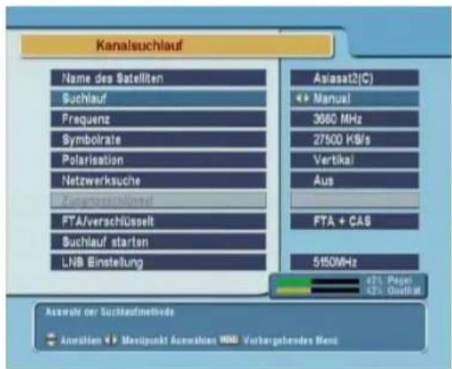 TOPFIELD SBF-5110 - Suche von Sendern - 1
