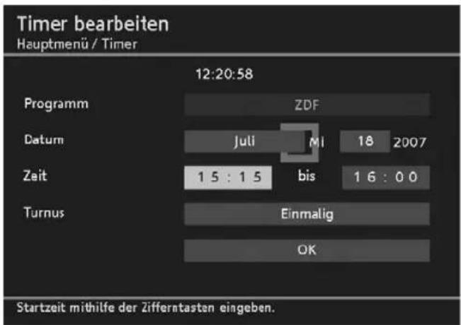 TechnoTrend TT-micro T330 HDMI - Timer bearbeiten - 1
