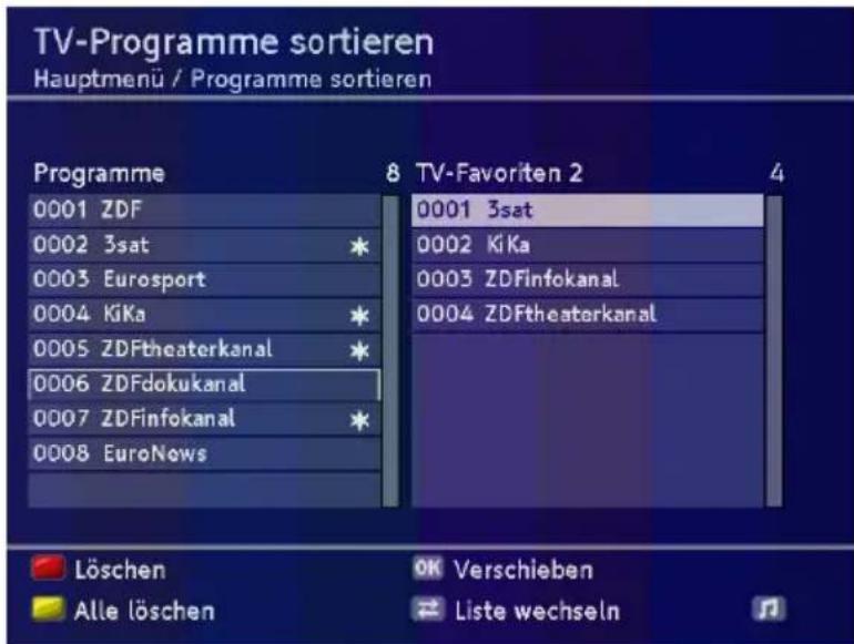 TechnoTrend TT-micro S830 HDTV - • • Programme verschieben - 1