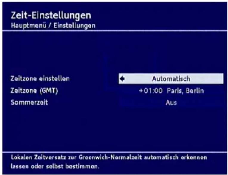 TechnoTrend TT-micro S830 HDTV - - Zeit-Einstellungen - 1