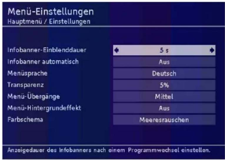 TechnoTrend TT-micro S830 HDTV - - Menü-Einstellungen - 1
