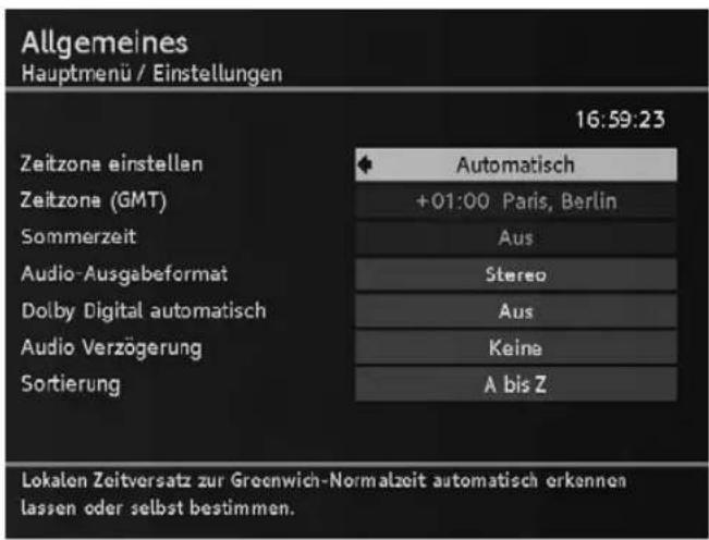 TechnoTrend TT-micro S320 HDMI - ●Allgemeine Einstellungen - 1