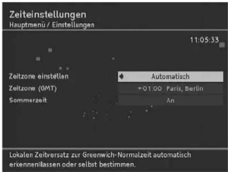 TechnoTrend TT-micro S302 HDMI - Zeiteinstellungen - 1