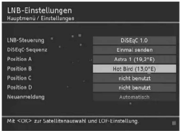 TechnoTrend TT-micro S302 HDMI - • LNB-Einstellungen - 1