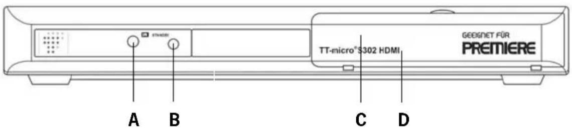 TechnoTrend TT-micro S302 HDMI - • Vorderansicht des Receivers - 1