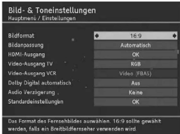 TechnoTrend TT-micro S302 HDMI - Bild- & Toneinstellungen - 1