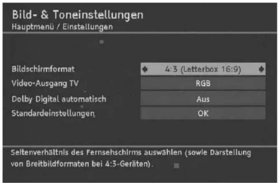 TechnoTrend TT ScartTV S102 - Bild- & Toneinstellungen - 1